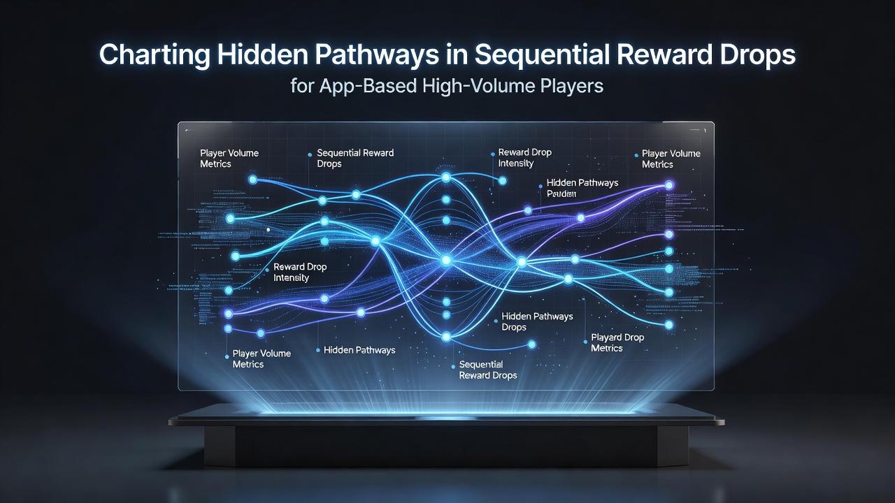 Diagram of sequential reward pathways showing progression stages in a casino app