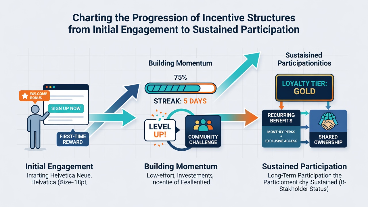 Diagram illustrating loyalty tier progression and reward scaling in licensed platforms