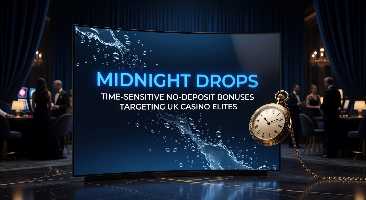 Digital clock striking midnight with glowing casino bonus notifications and elite VIP symbols emerging from the shadows