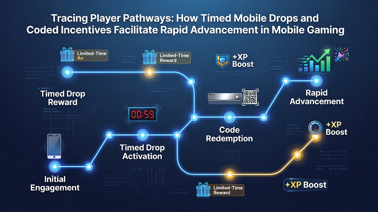 Dashboard view of player loyalty tier progression with bonus code redemptions and mobile drop notifications