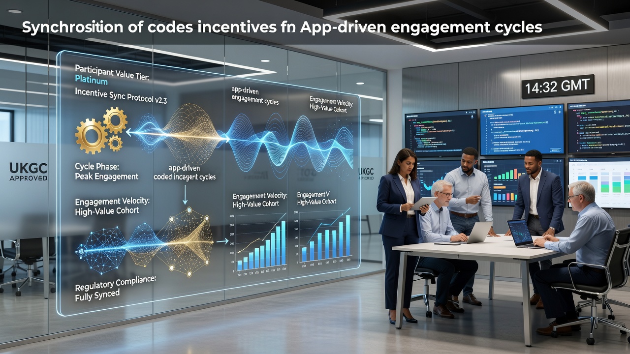 Infographic showing how coded incentives align with daily app engagement peaks among high-value UK gaming participants