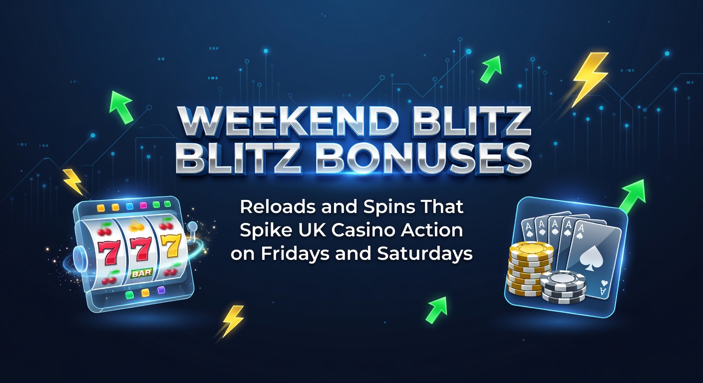 Dynamic graph illustrating Friday-Saturday deposit and spin redemption spikes in UK casino platforms, with overlaid bonus icons and clock motifs